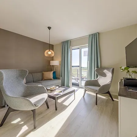 5 Sterne Apartment Boddenoase Mit Ostseeblick Wustrow  Eksteriør billede